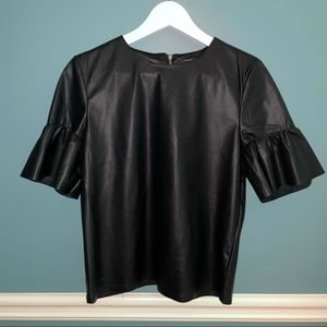 ASOS/ Only Leather Top
